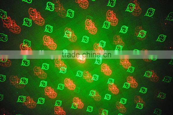 8 gobos DMX Mini Christmas laser light projector