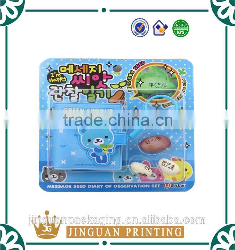 Clear PVC PE PS toy plastic clamshell