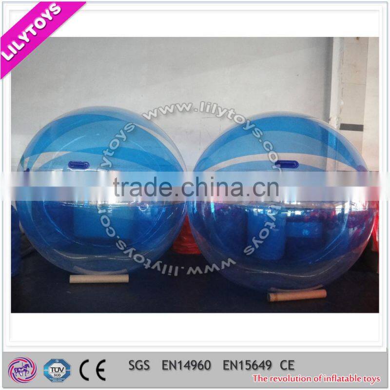 2015 high quality inflatable big water walking ball/water toys/water balls
