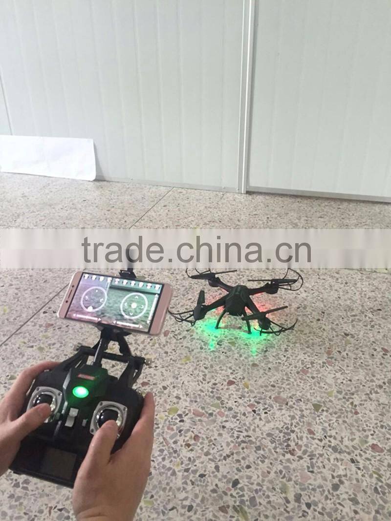 Rc Quadcopter Toys 2.4G 4 Channel Real-timeRemote Control Helicopter With HD Wifi Camera With One-key land /one-Key take off