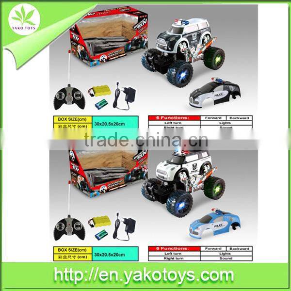 Super 4CH R/C mini car with light and music including battery R/C Cover changeable Cars