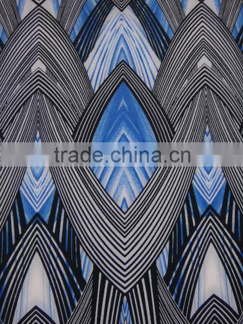Fashion digital printing patterned fabric for swimming wear
