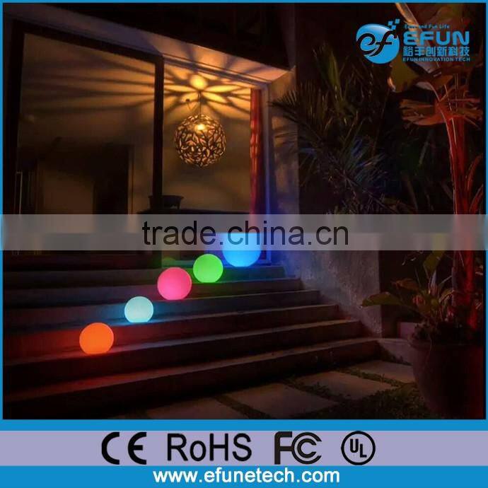 outdoor decorative wireless color changing waterproof Illuminated led mood ball lighting