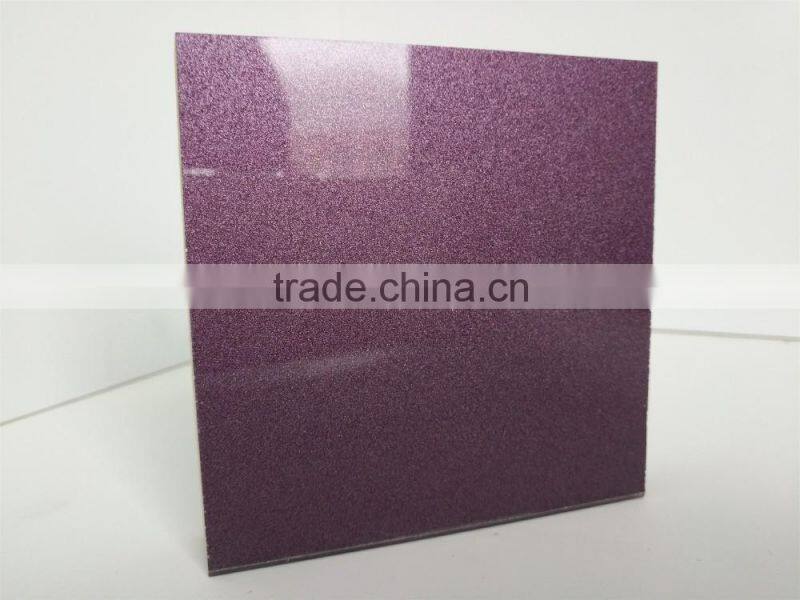 uv mdf board in high glossy Metallic purple color ST-C07