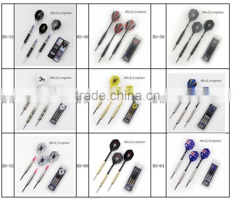 Steel Tip Darts With Pink Dart Flight Dart Shaft Darts set for lady girls