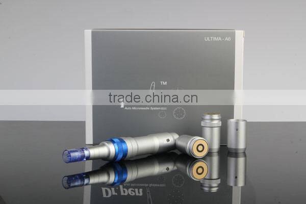 2016 New Korea derma pen rechargeable Dr.pen ULTIMA A6 Wireless Derma Pen with 2 battery