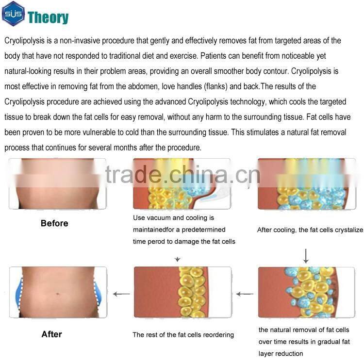 Body shaping machine/ cool slimming machine/ cool tech fat freezing machine