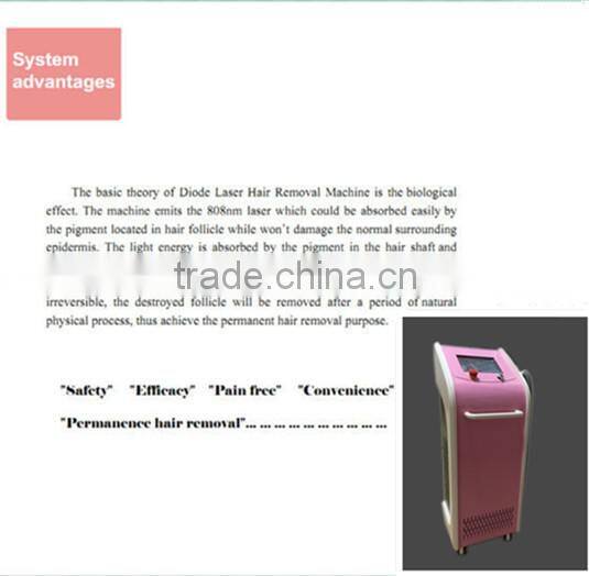 zhengjia medical high power best quality CE 808 diode laser hair removal