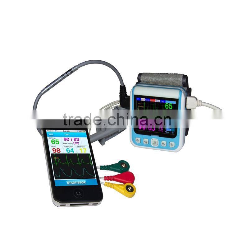 2015 New! Smart wearable device bluetooth heart rate monitor/blood pressure monitor/SpO2 sensor