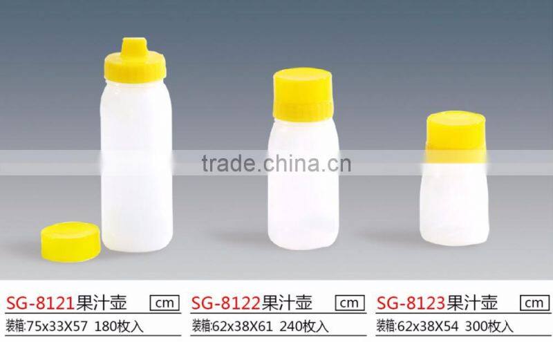 Plastic squeeze bottle, plastic seasoning bottle for jam, sauce, vinegar etc.