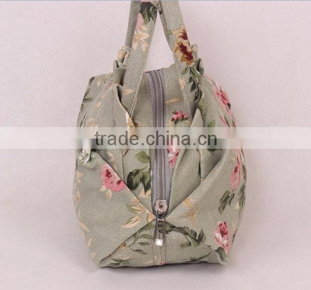 Wholesale Printed Handbag With Flower On Front of Handbag India For Women