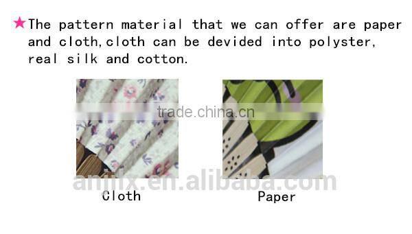 High quality 100% real Chinese silk fan with customized design