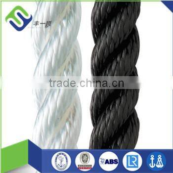 white 3-strand twisted polyester rope 8mm*200m