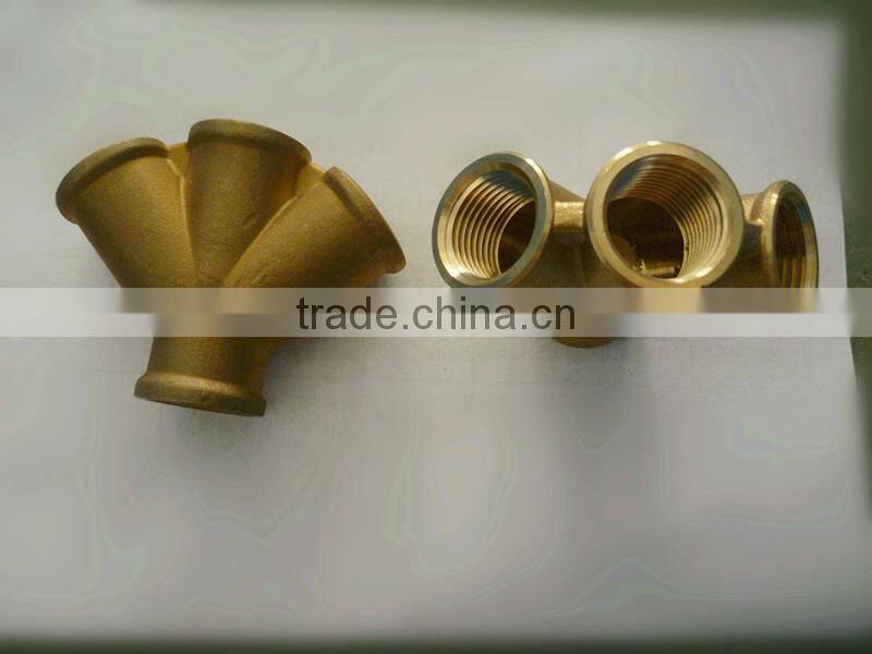 w-type threaded female brass fitting