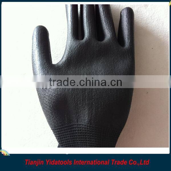 black pu coated gloves