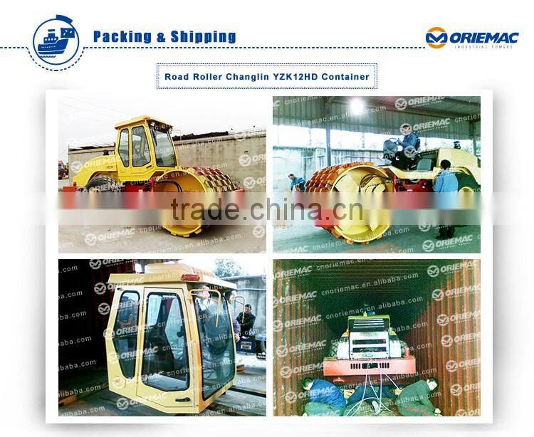 single drum vibration road roller YZ14HD with good price