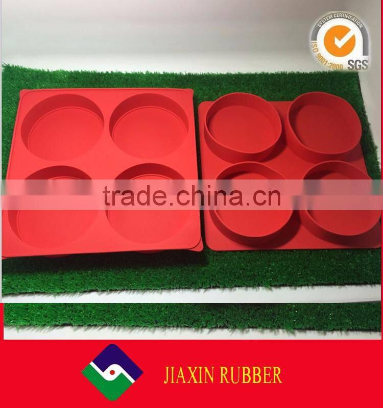 Silicone Burger Press 8 in 1 with recipeby Bear Grillware Molds 0.25 Pound Burgers