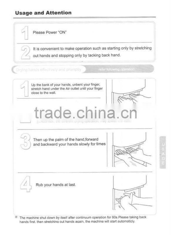 High Speed Hand Dryer