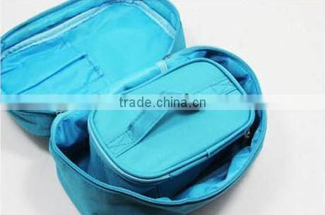 traveling portable storage bag makeup bag cosmetics bag set of 2