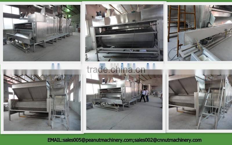 Continuous roaster for peanut,cashew nut,almond