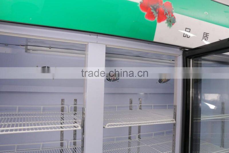 2016 Hot sale vertical beer beverage coke display cooler with CE certificate vertical bottle display cooler