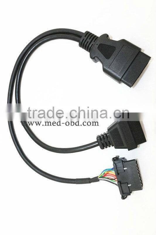 OBD2 Y Cable Adapter for HondaUniversal Snap In OBDII