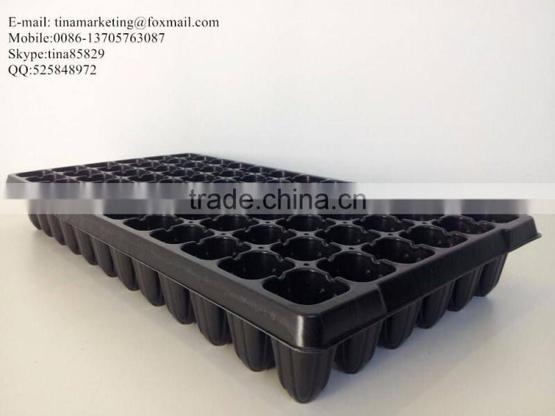 72 Cell Deep Root HIPS Plastic Nersery Seed Starting Tray for SugarCane Seedling Propagation