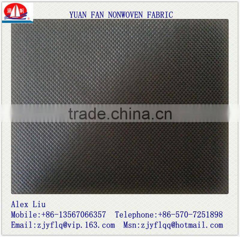 Black and white non-woven fabric made in china factory / pp nonwoven fabric / pp non woven fabric