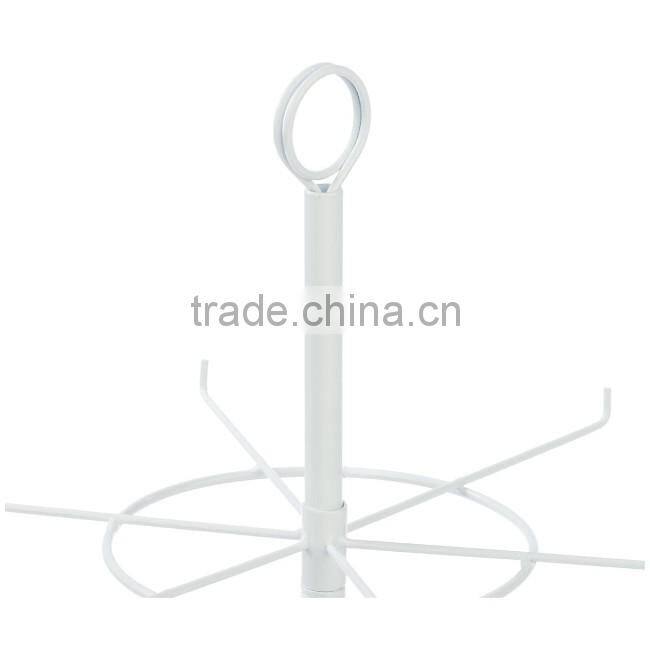 2 Tiers 12 Hooks Counter Spinner Rack