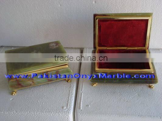 NEW STYLISH JEWELRY BOXES ONYX MARBLE HANDICRAFTS