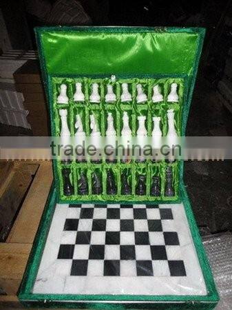 NEW DESIGN MARBLE CHESS BOARDS WITH FIGURES