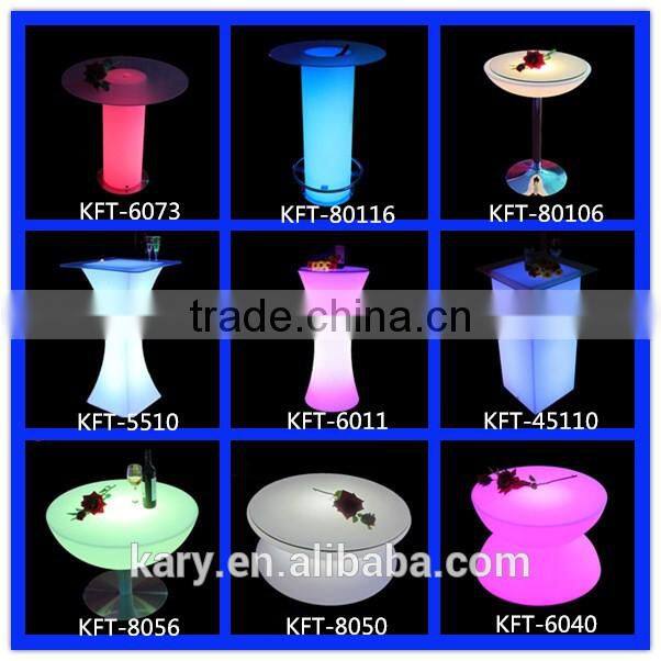 Nightclub Event Show Plastic LED DMX Control Furntiure