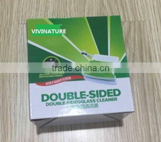 Versatile Adjustable Magnetic Double sided Glass Cleaner Yellow And Blue