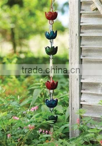 Metal iron Rain Chain Copper garden decoration Rain Chain in india