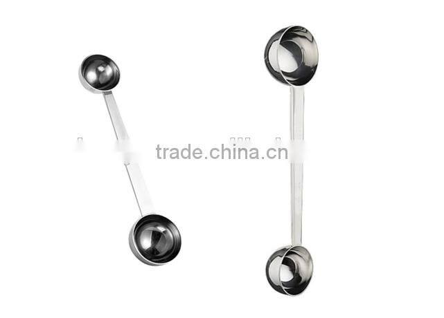 2016 Stainless Steel Dual Scoop Coffee Spoon