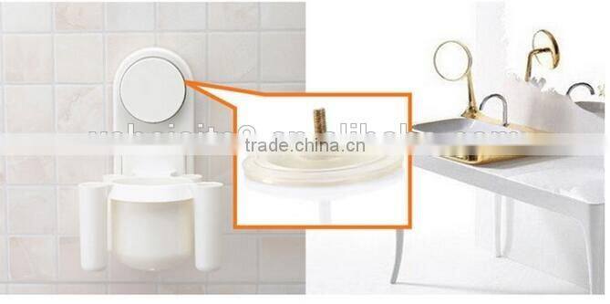 CY147 Bathroom Toothbrush Holder Cup Wall Mount Sucker Toothbrush Holder Cups Organizer