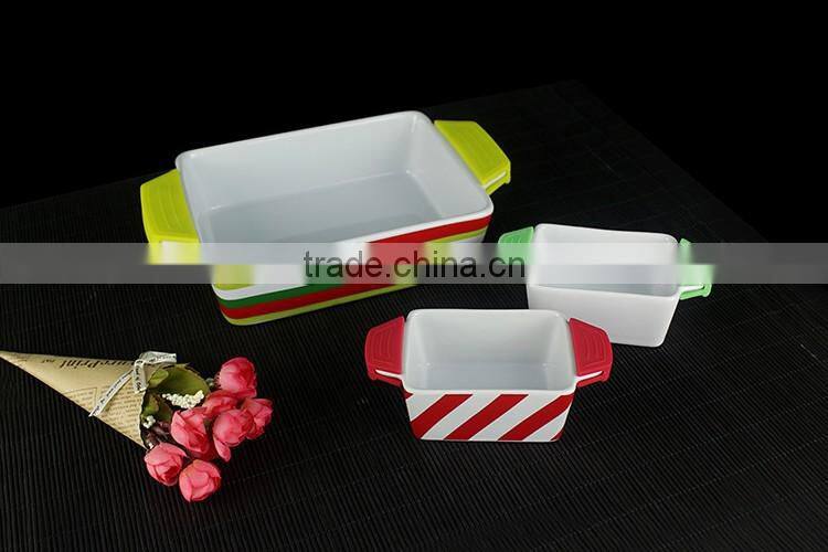China factory supplier custom color ceramic cookware cooking pots