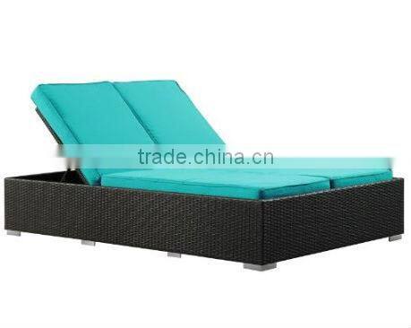outdoor wicker furniture plastic beach lounge chairs sun lounger for 2 person