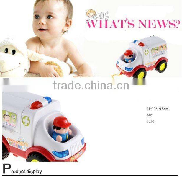 Supply fashion plastic kids ambulance toys small order