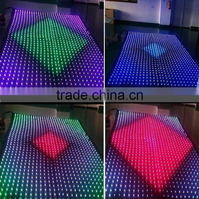 dmx starry deco soft led video led curtain light