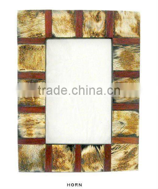Hand Carved Bone Photo frame