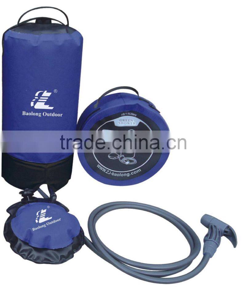 Convenient foot regulated noon-gravity PVC pressure shower, new arrival