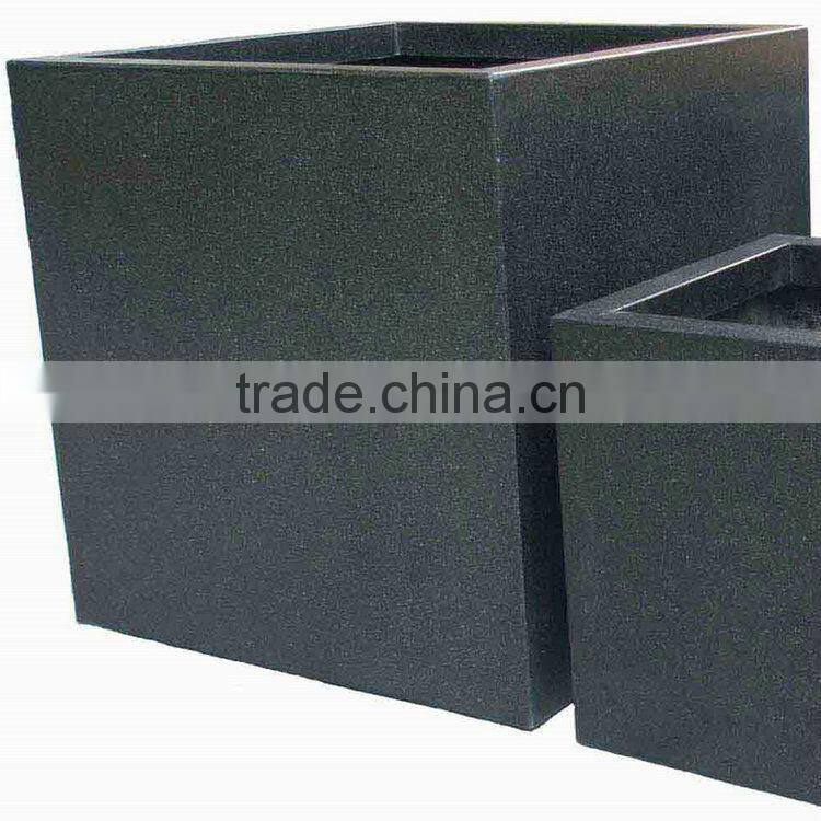 Fiberglass planter flowerpot