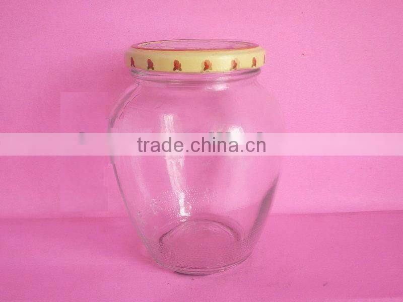Glass Pickles Bottles With Ears, pickles container