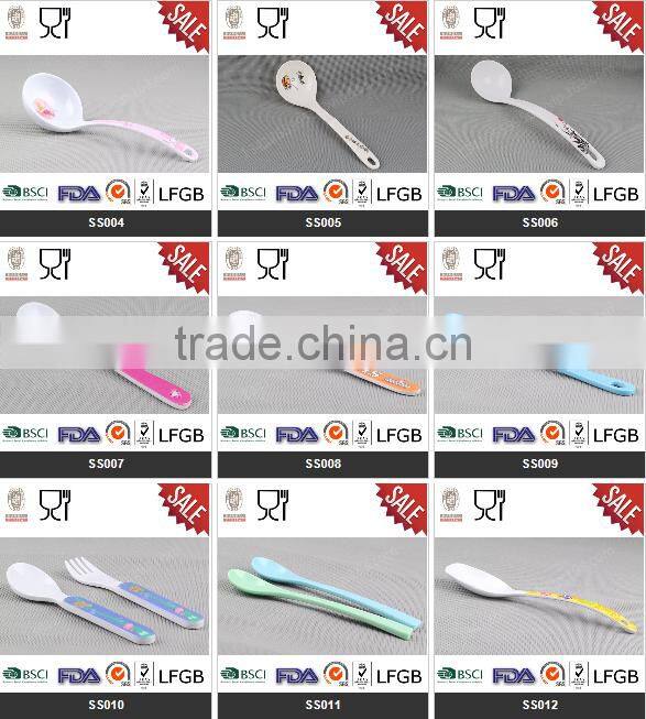 Custom Printed Long handle Melamine Spoon