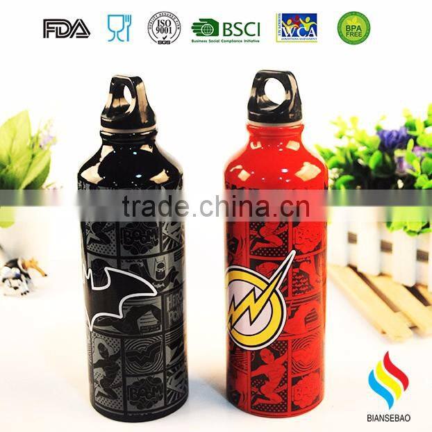 different capacity aluminum drink bottle for promotional
