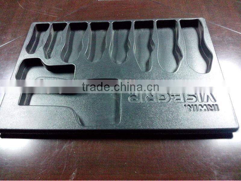 china factory ABS plastic thermoforming blister process ESD tray