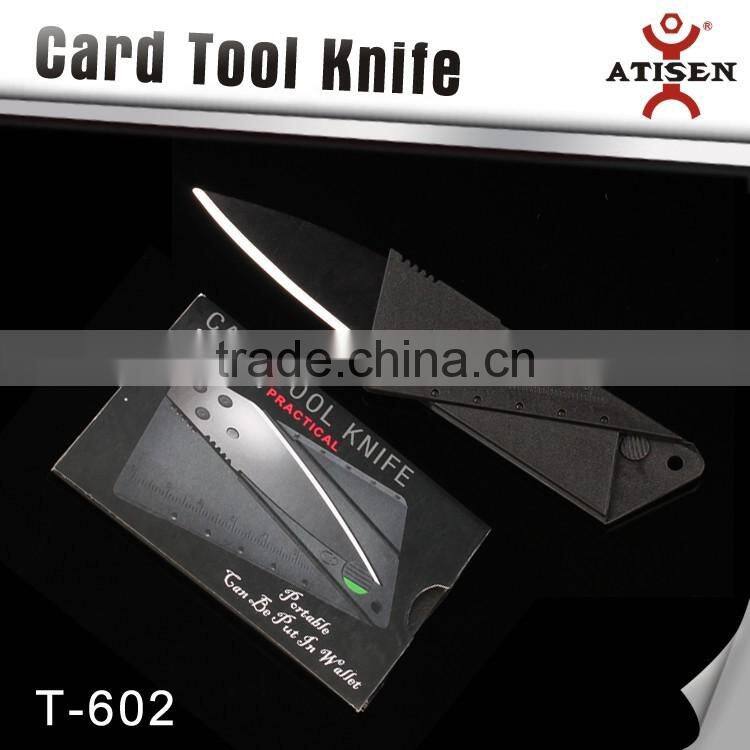 Hot Sale Folding Credit Card Knife Outdoor Survival Camping Multi Tools