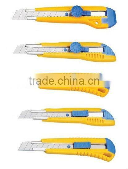 18mm utility knife cutter single blade plastic handle