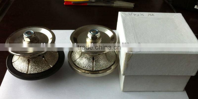 Vacuum Brazed Diamond Profile Wheel /V-shaped Brazed Diamond router bits